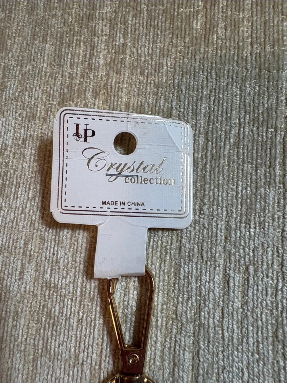 Faux Fur Pom Keychain - Pink & Mint